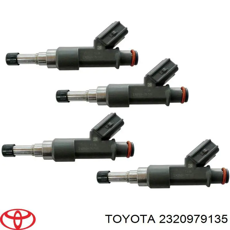 Форсунка впрыска топлива 2320979135 Toyota