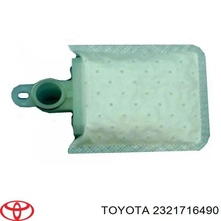 Filtro, unidad alimentación combustible 2321716490 Toyota