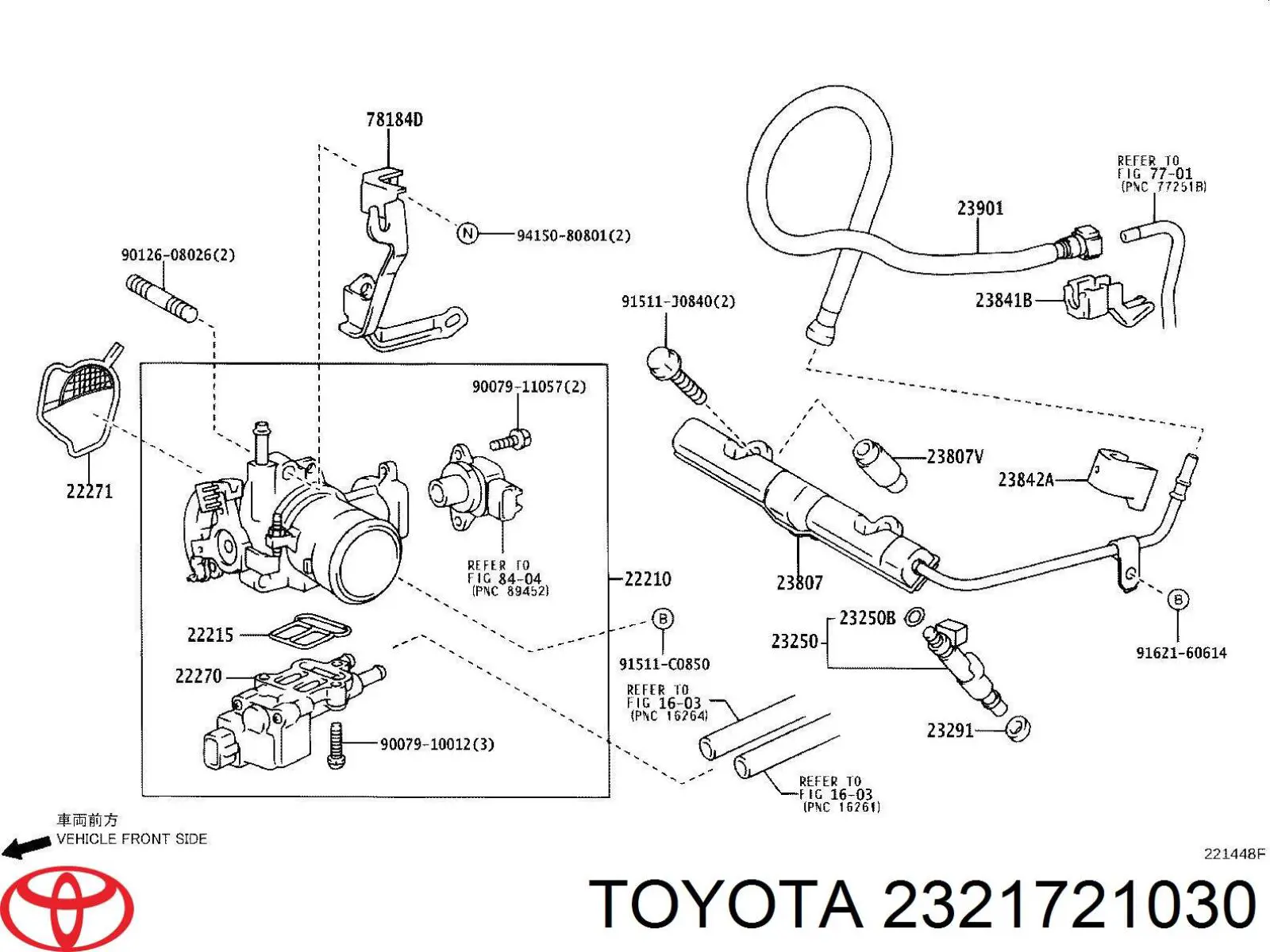 Фильтр-сетка бензонасоса 2321721030 Toyota