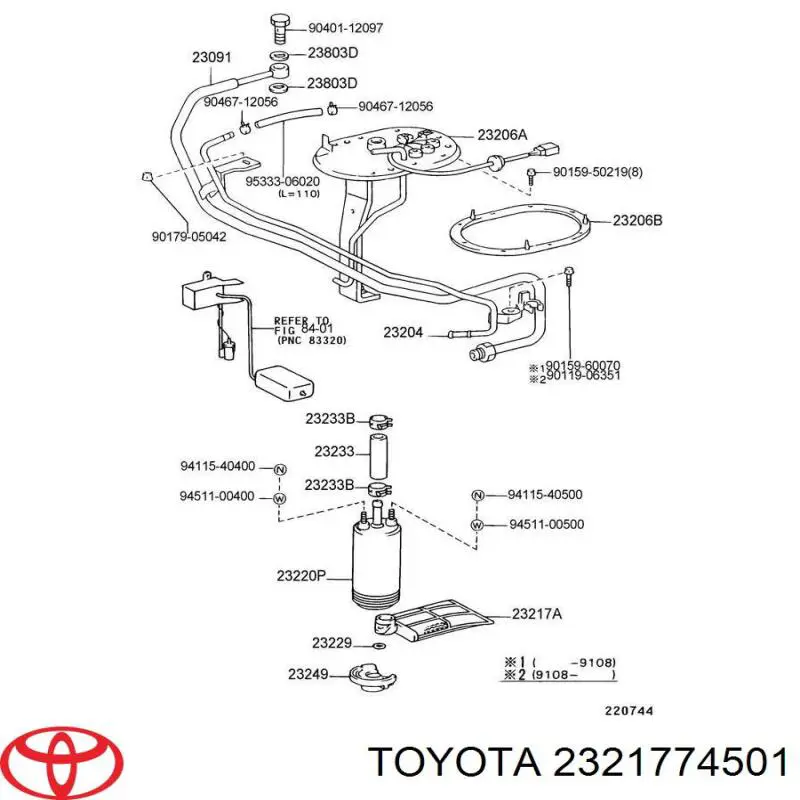  2321774501 Toyota