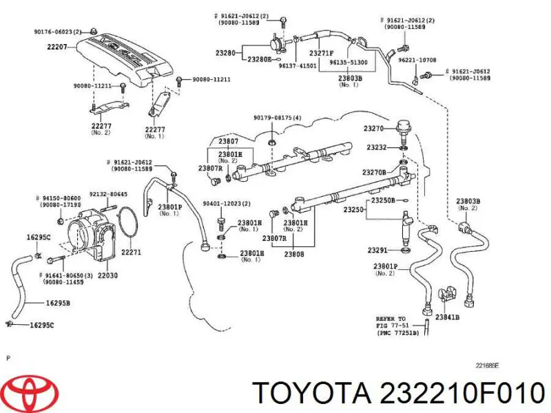  232210F010 Toyota