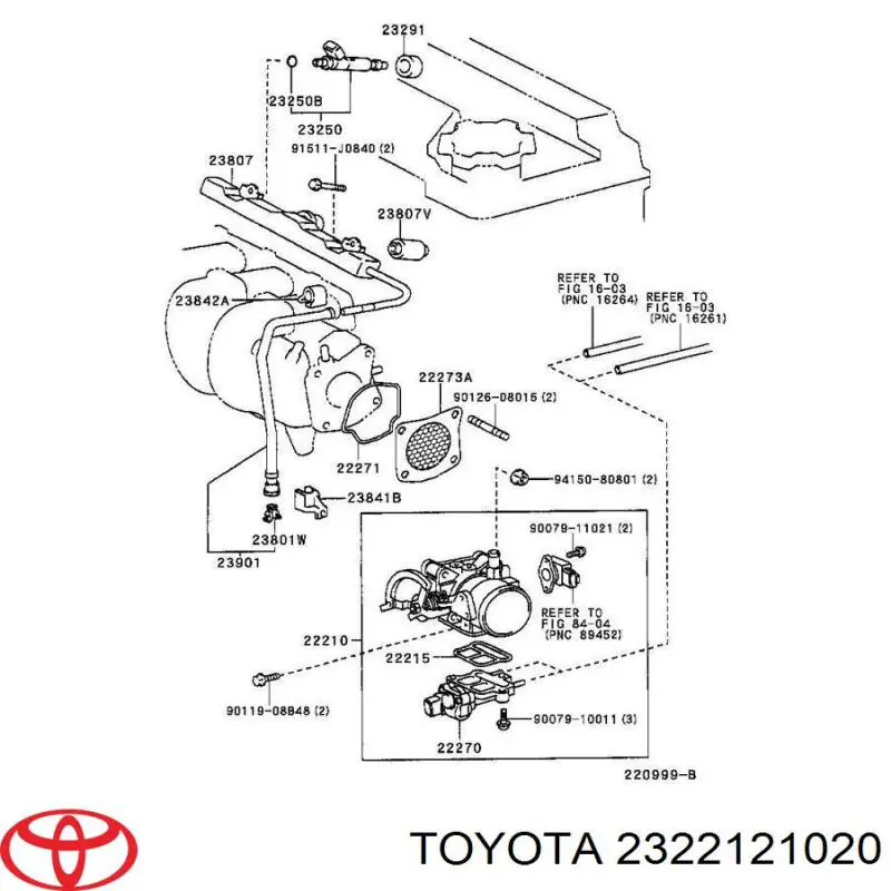  2322121020 Toyota