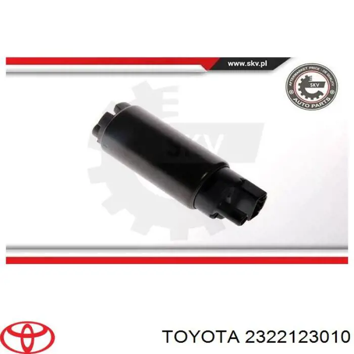 Элемент-турбинка топливного насоса 2322123010 Toyota