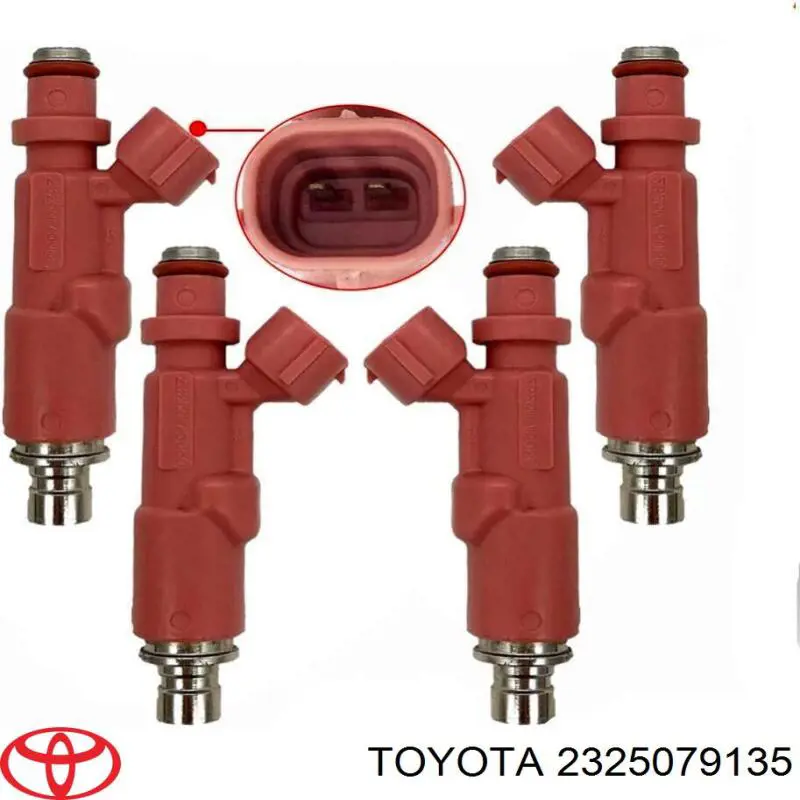 Форсунка впрыска топлива 2325079135 Toyota