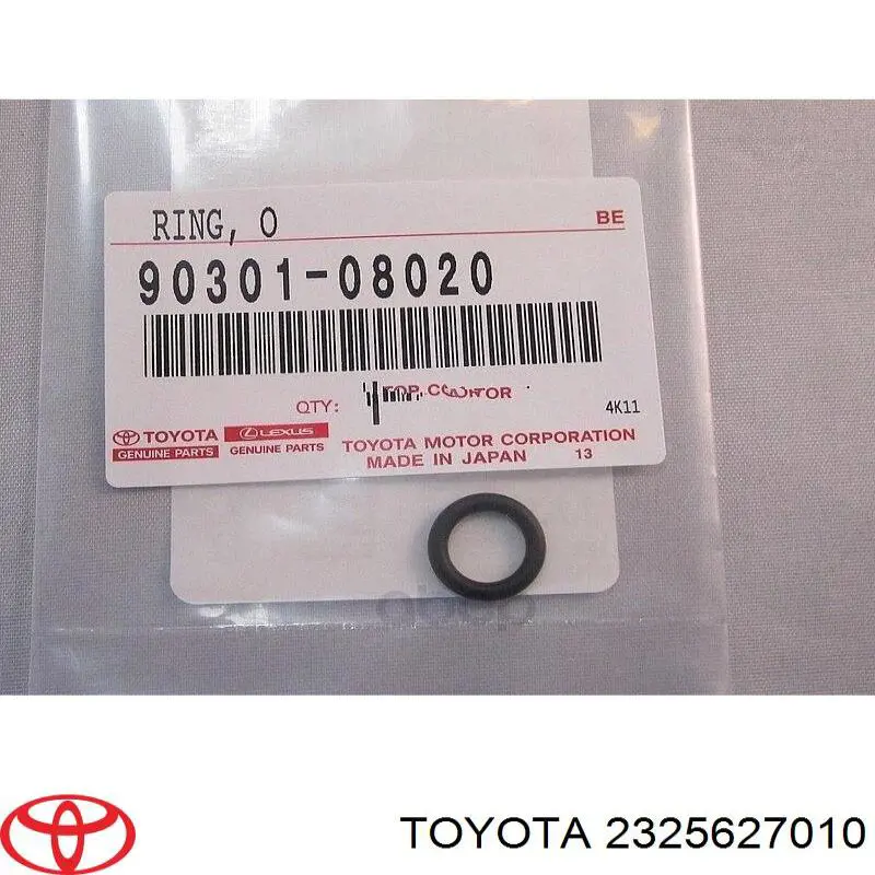 2325627010 Toyota кольцо (шайба форсунки инжектора посадочное)
