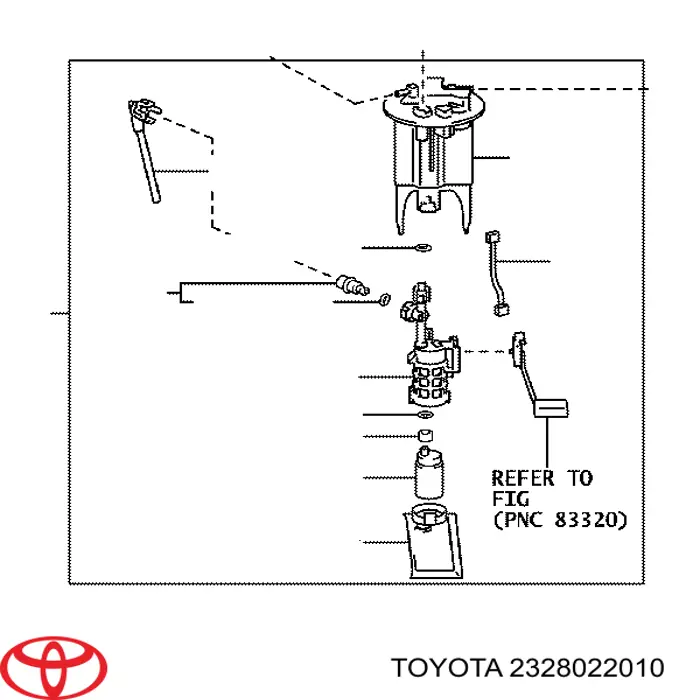 Регулятор давления топлива в топливной рейке на Toyota Yaris P13