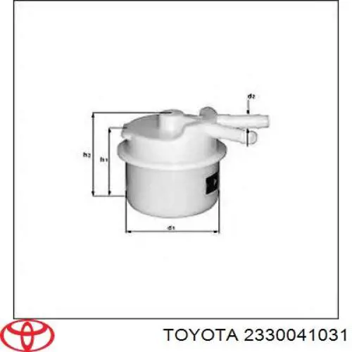 Купить 2330041031 Toyota Фильтр-отстойник топлива грубой очистки