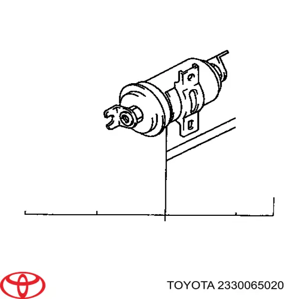 2330065020 Toyota топливный фильтр