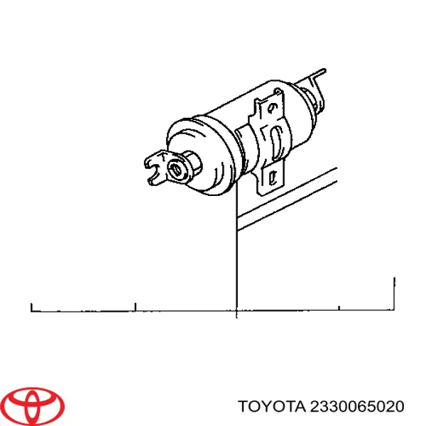 Filtro combustible 2330065020 Toyota