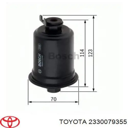 Топливный фильтр 2330079355 Toyota