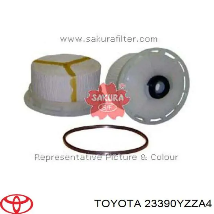 Фильтр тонкой очистки топлива Toyota 23390YZZA4 цена, от 28.41 USD