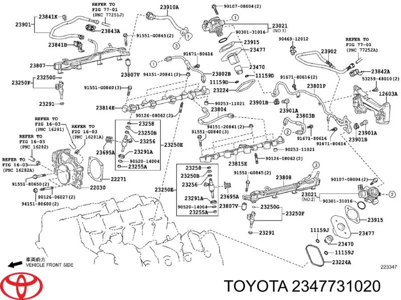  2347731020 Toyota