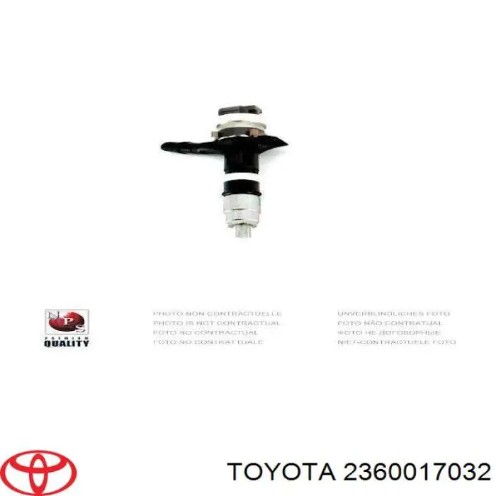 Форсунка впрыска топлива 2360017032 Toyota