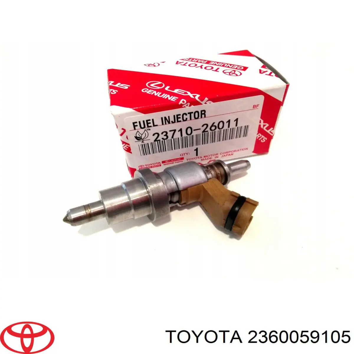 2360059105 Toyota injetor de injeção de combustível