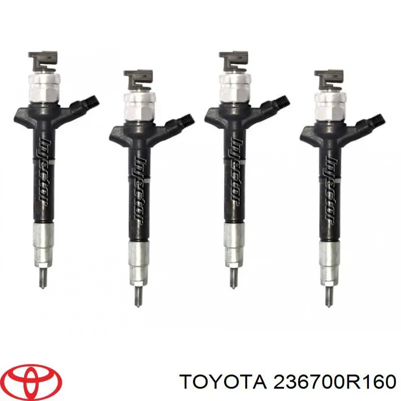 236700R160 Toyota injetor de injeção de combustível