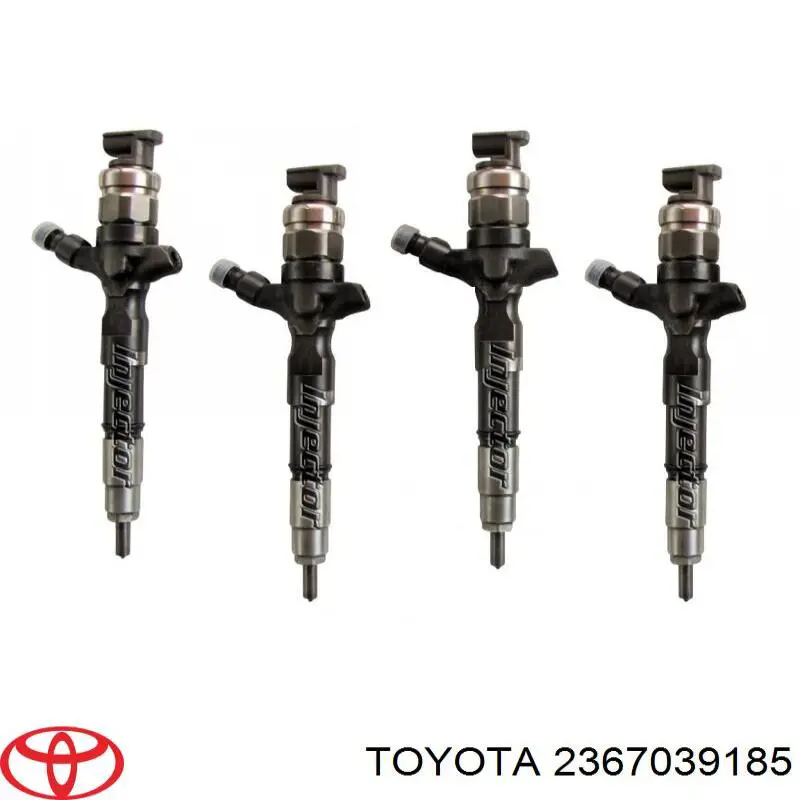 Форсунка впрыска топлива 2367039185 Toyota