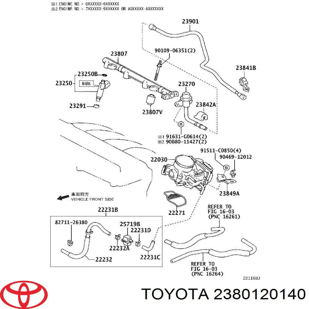  2380120140 Toyota