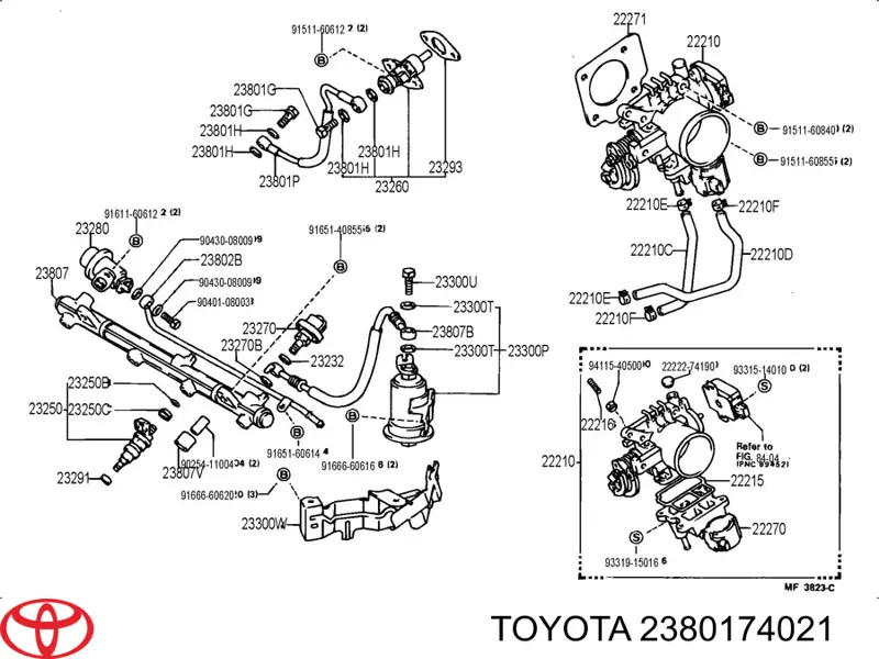  2380174021 Toyota