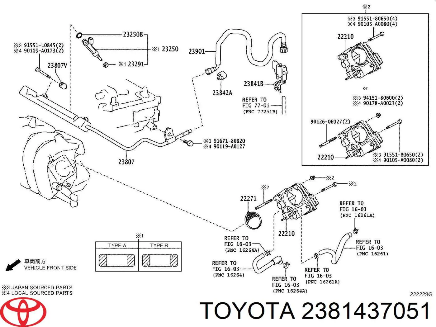  2381437051 Toyota