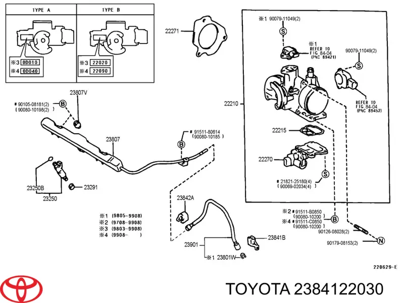  2384122030 Toyota