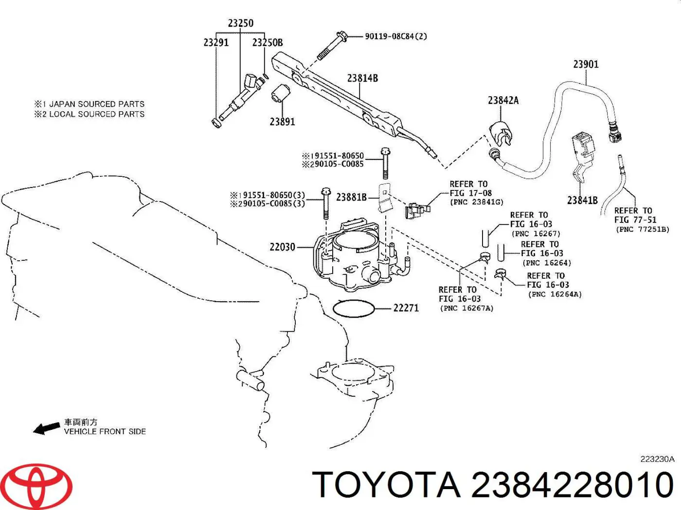  2384228010 Toyota