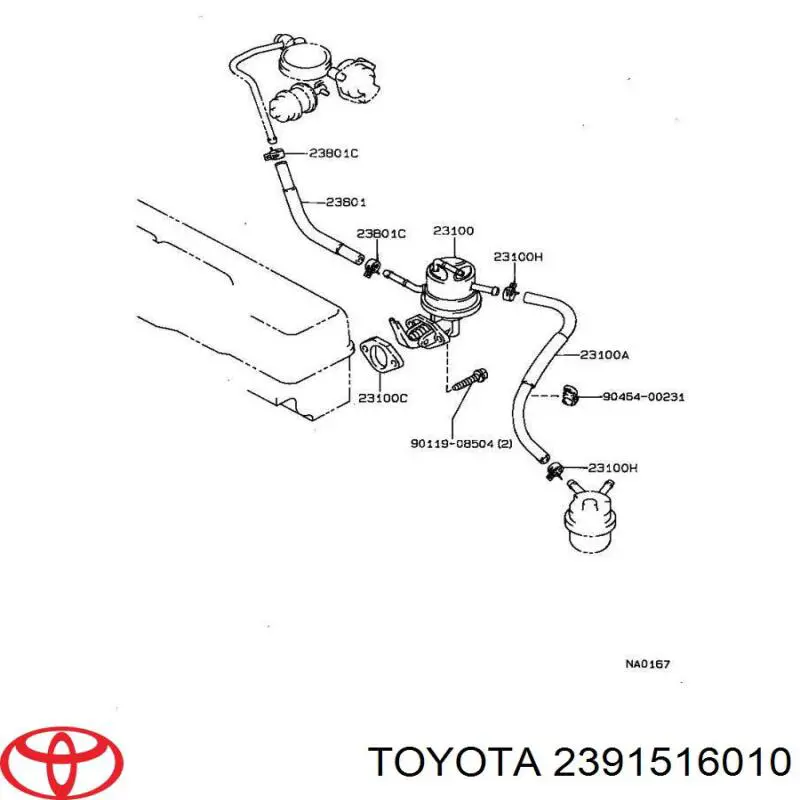  2391516010 Toyota
