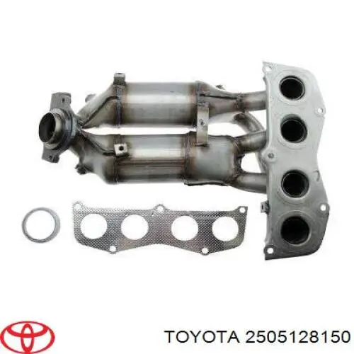 Каталитический нейтрализатор отработавших газов Toyota 2505128150 цена, от 547.31 USD