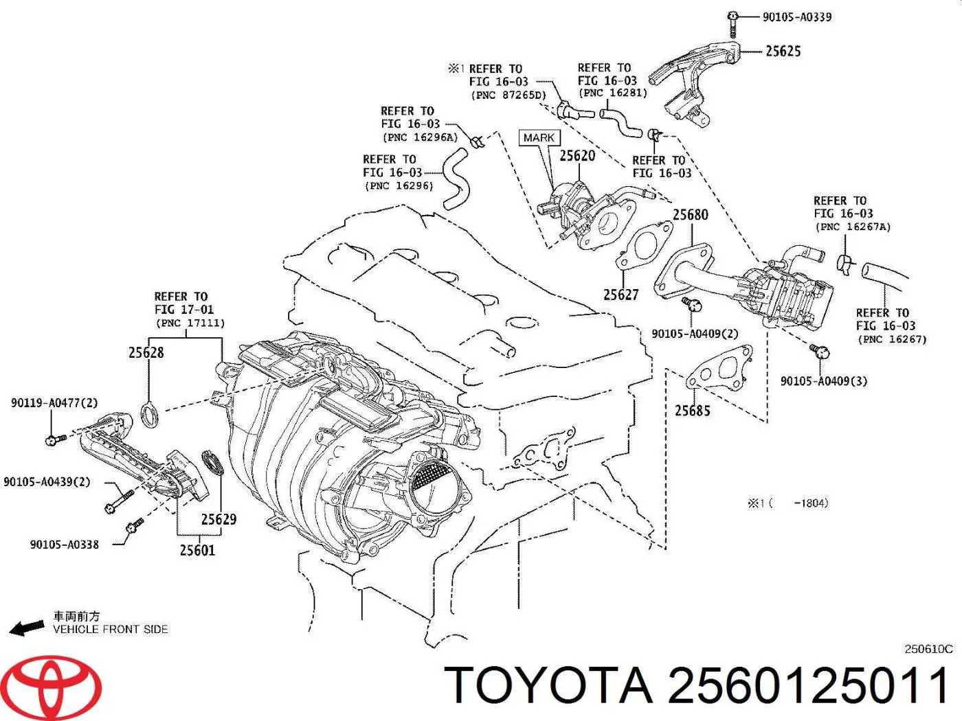 2560125011 Toyota 