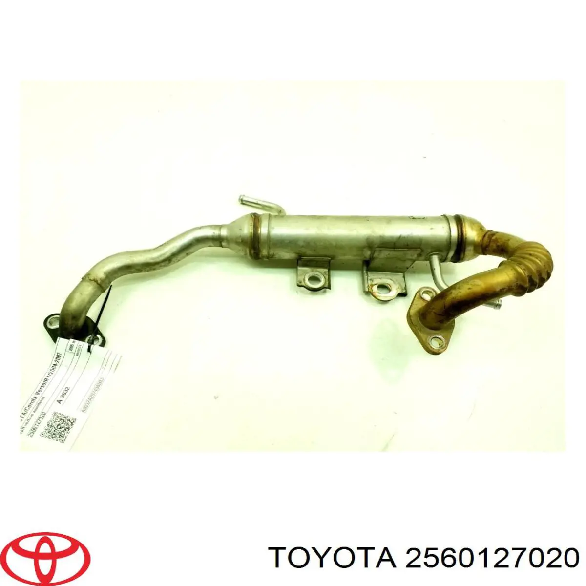 2560127020 Toyota radiador do sistema egr de recirculação dos gases de escape