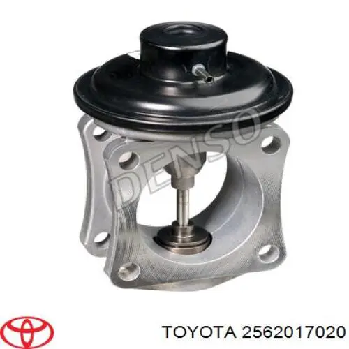 Клапан EGR рециркуляции газов на Toyota Land Cruiser 100 