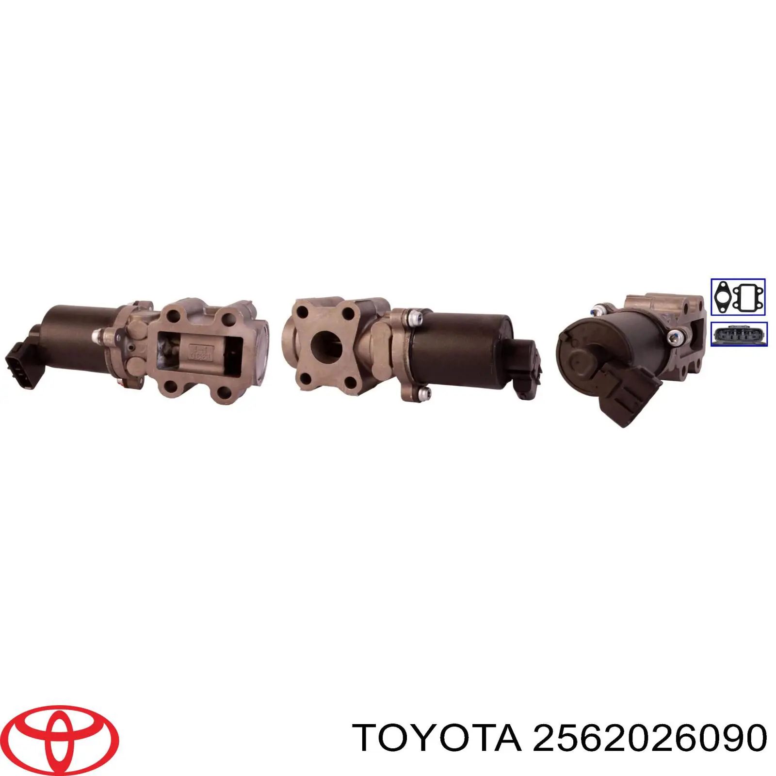 Купить 2562026090 Toyota Клапан EGR системы рециркуляции отработавших газов