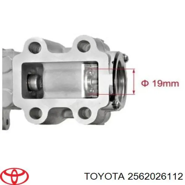 2562026112 Toyota клапан егр