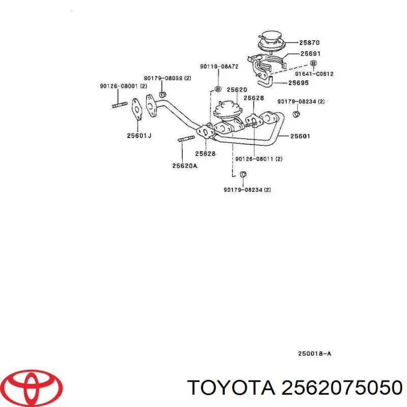  2562075050 Toyota