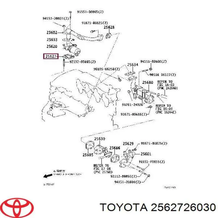  Toyota 2562726030 цена, от 8.01 USD