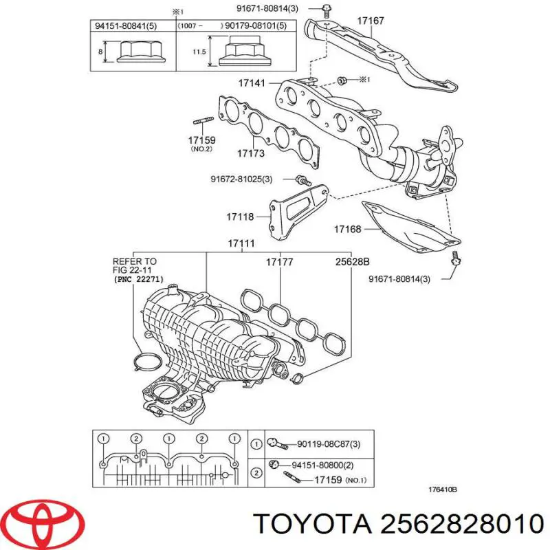 2562828010 Toyota