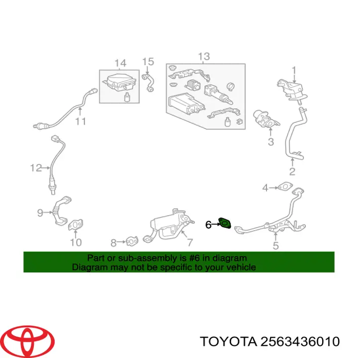  2563436010 Toyota