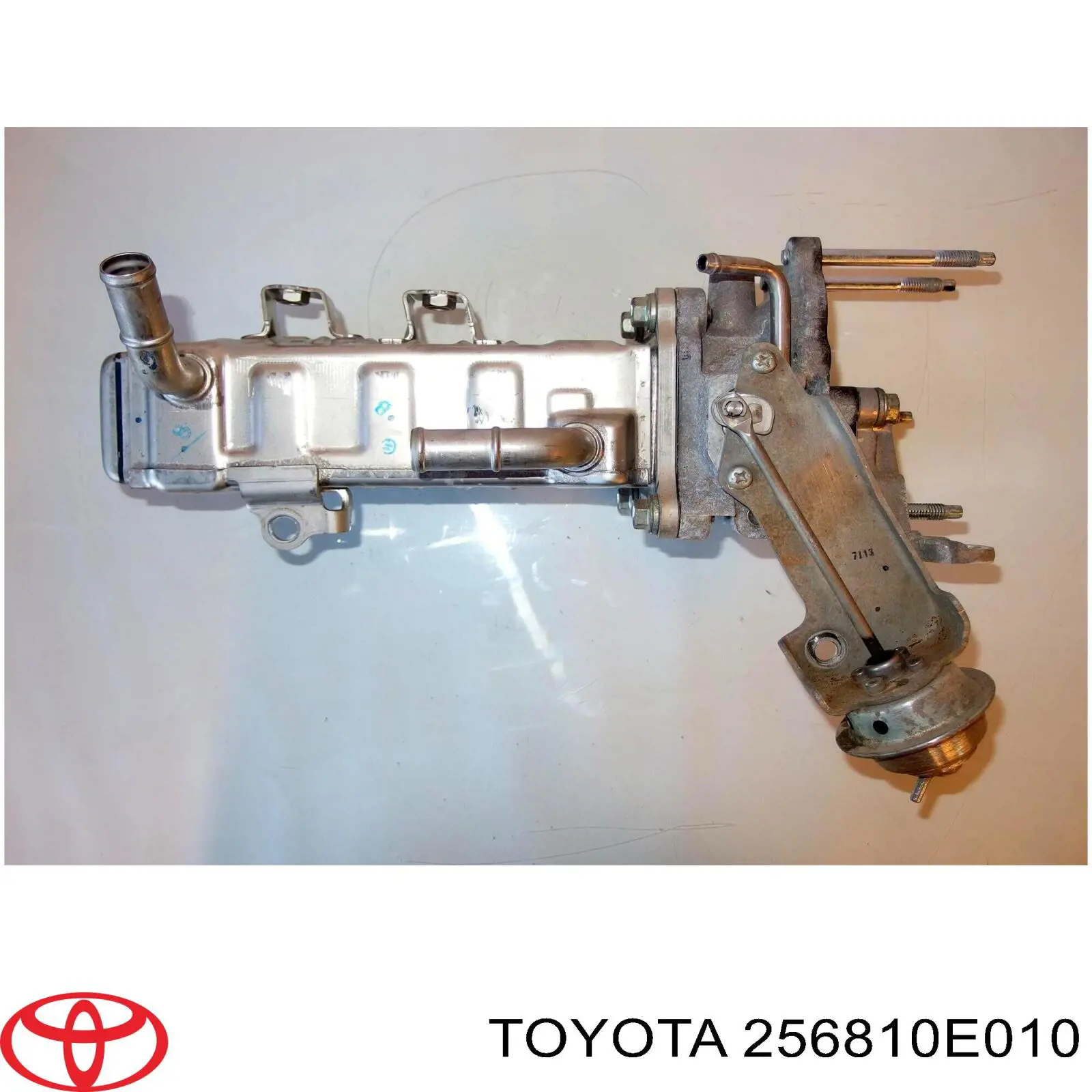 Радиатор системы EGR рециркуляции выхлопных газов на Toyota FORTUNER N15, N16