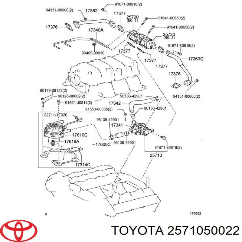  2571050022 Toyota