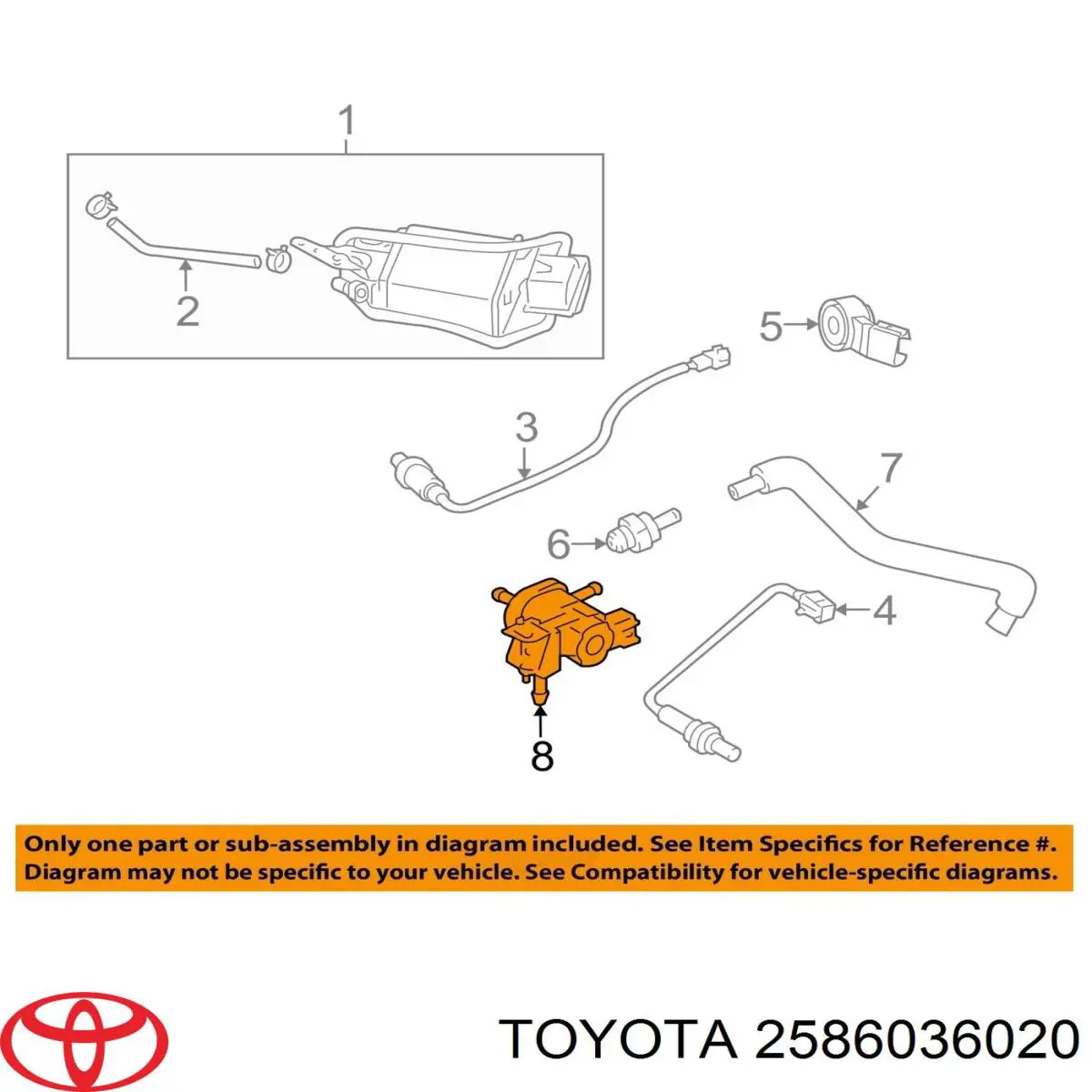  2586036020 Toyota