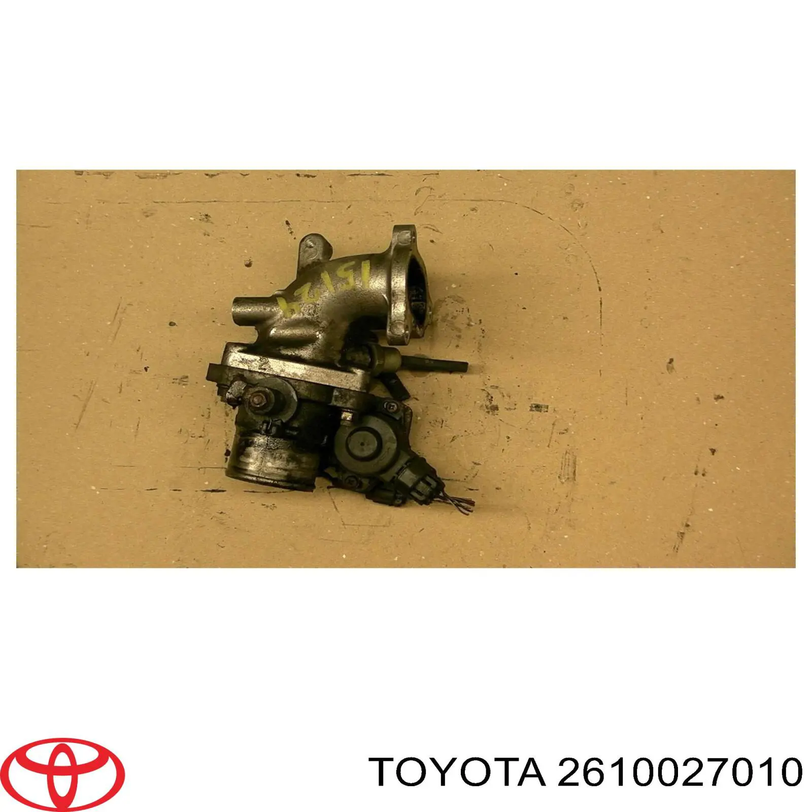 Дроссельная заслонка компрессора наддува на Toyota Corolla E12U