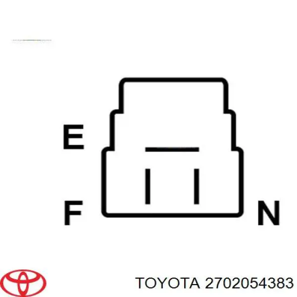 270205438384 Toyota Генератор автомобильный