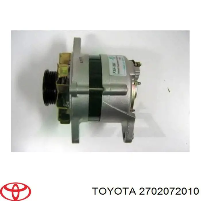 Alternador 2702072010 Toyota