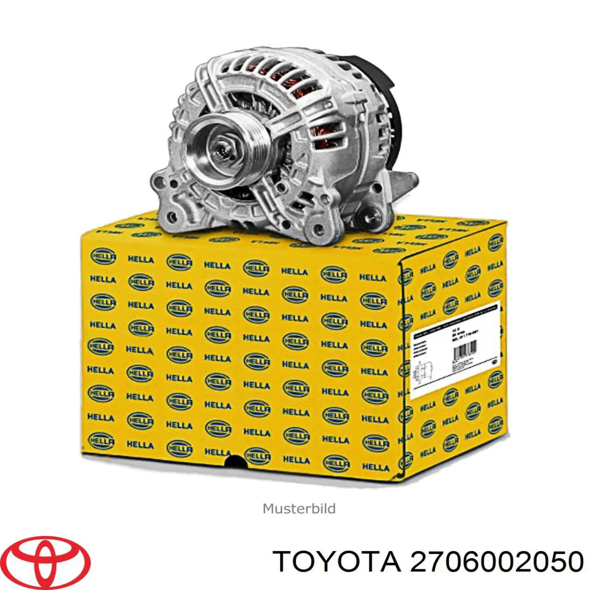 Генератор автомобиля Toyota 2706002070