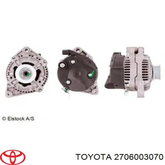270600307084 Toyota генератор