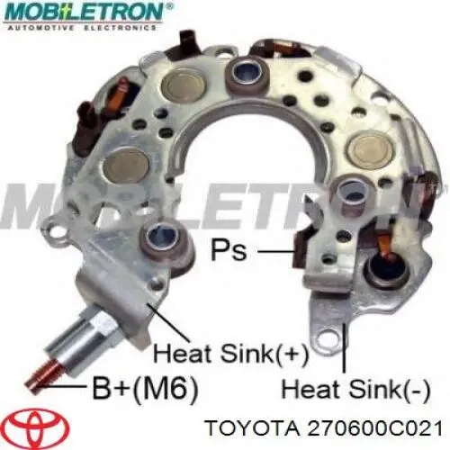 Купить 270600C021 Toyota Генератор
