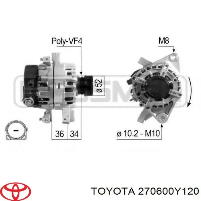 FG9T015 VALEO Генератор автомобильный