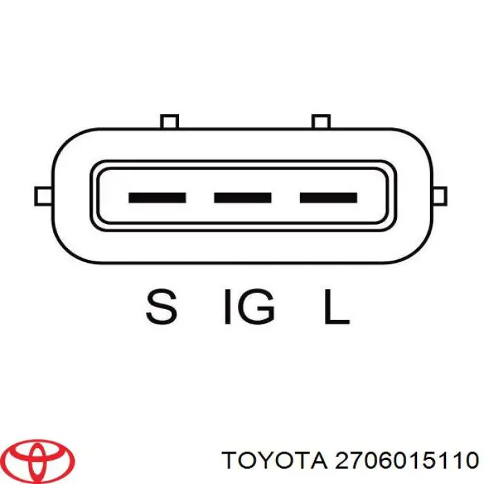 Купить 2706015110 Toyota Генератор