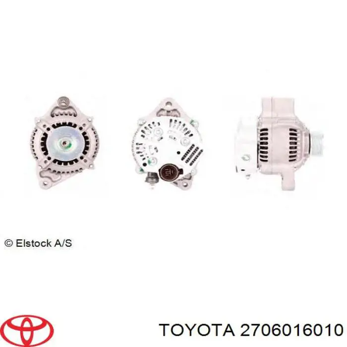2706016010 Toyota Генератор автомобильный
