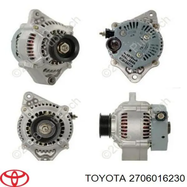 Alternador 2706016230 Toyota