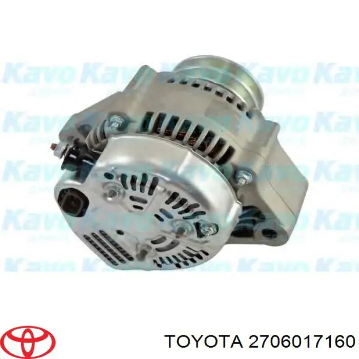 2706017160 Toyota Генератор автомобильный